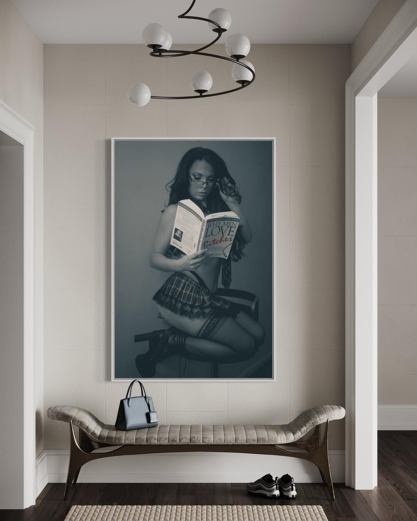 Fine Art Print - Why Men Love Trouble  | Bold Boudoir Wall Art | Funny Sexy Art | Empowered Women Decor  | Gil Stunner Photography