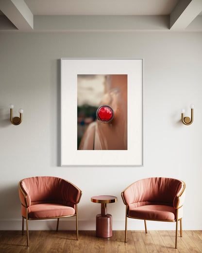 Fine Art Ford F100 Wall Art | 1950 Vintage American Truck Print | Classic Car Lover Gift | Salmon Pink Automotive Poster, gift idea for him