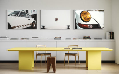 Fine Art Print - Porsche 911 Carrera, American Flag, Classic Car, Automotive Decor for Man Cave, Bar, Game Room, Office, Gifts for him