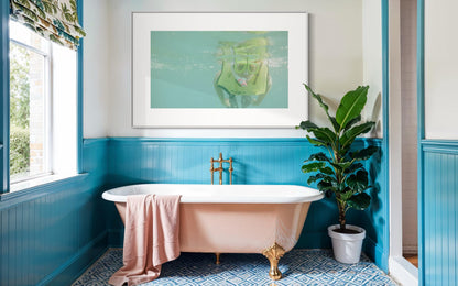Underwater Snorkeling Wall Art  Funny Ocean Photography Print | Scuba Diver Bathroom Decor, Coastal Pool House Art, Gift for Beach Lovers