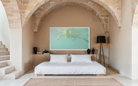 Fine Art Underwater Snorkeling  Print  Aquatic Underwater Poster | Ocean Decor, Beach House Wall Art, Housewarming Gift