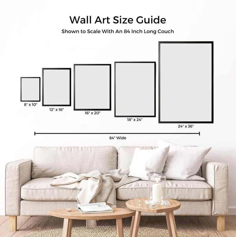 Personalized Wall Art Work for Room Decor - Unique Brick Wall Art with Three Hanging Lamps - Accent Photo Poster Art Print Wall Decor