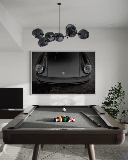 Fine Art print, Black Porsche 911 Wall Art, Sports Car Decor, Porsche Collector Gift, Carrera, Garage Decor, 1/4 Bundle Discount