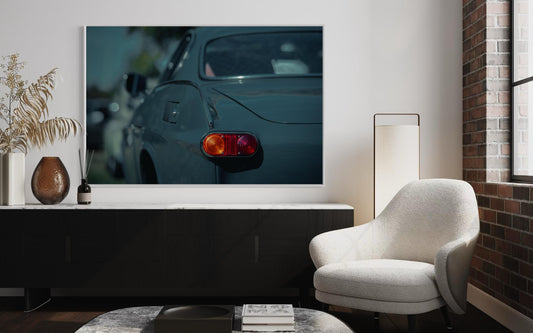 Volvo P1800 Vintage Car Photography - Scandinavian Classic Wall Art - Mid Century Modern Car Decor - Garage Ideas