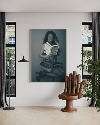 Fine Art Print - Why Men Love Trouble  | Bold Boudoir Wall Art | Funny Sexy Art | Empowered Women Decor  | Gil Stunner Photography