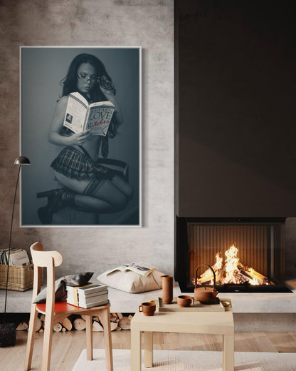Fine Art Print - Why Men Love Trouble  | Bold Boudoir Wall Art | Funny Sexy Art | Empowered Women Decor  | Gil Stunner Photography