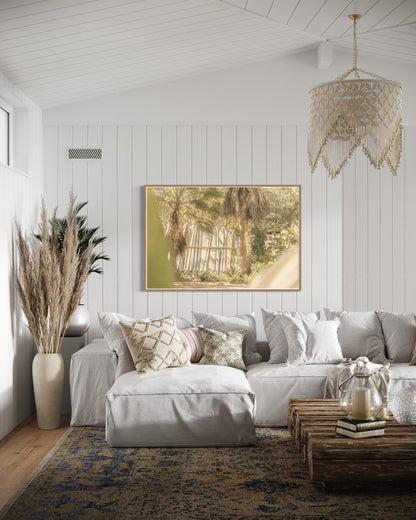 Fine Art Print - Surfboard Rack Print | Coastal Surf Shack Photography by Gil Stunner | Neutral Beach House Wall Art, Boho Home Decor