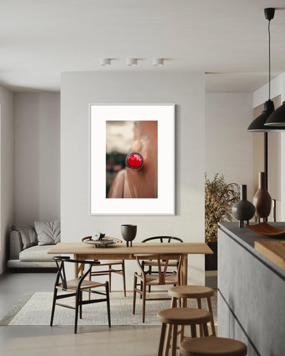 Fine Art Ford F100 Wall Art | 1950 Vintage American Truck Print | Classic Car Lover Gift | Salmon Pink Automotive Poster, gift idea for him
