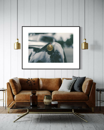 Jaguar XK120 Tail Light Print | Lucas “King of the Road Lamp | British Classic Car  Wall Art | Modern Car Decor Minimalist Print Ideas