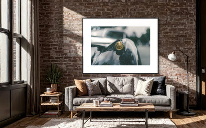 Jaguar XK120 Tail Light Print | Lucas “King of the Road Lamp | British Classic Car  Wall Art | Modern Car Decor Minimalist Print Ideas