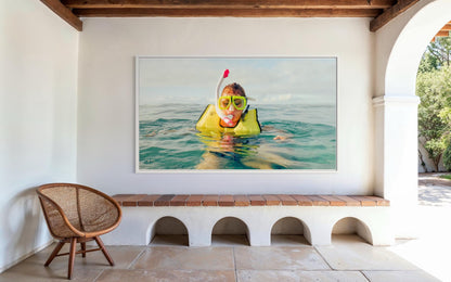 Lone Snorkeler