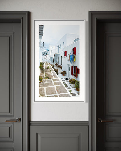 Fine Art Print - Mykonos, Greece Wall Art, Mykonos Poster, Travel Print, Wedding Gift, Birthday Present, Santorini Island Decor