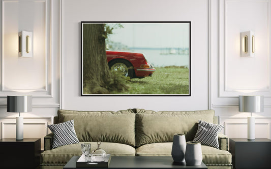 Fine art print - Classic Porsche 911 Carrera, Landscape print, Vintage Porsche, Fathers day Gift, gift for dad, home decor, wall art, poster