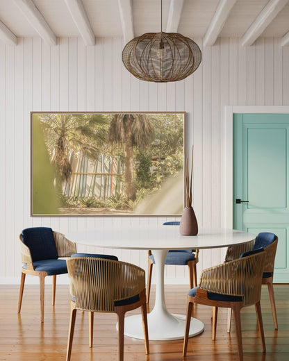 Fine Art Print - Surfboard Rack Print | Coastal Surf Shack Photography by Gil Stunner | Neutral Beach House Wall Art, Boho Home Decor