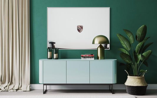 Fine Art Print - Porsche Carrera 911 Hood Logo wall art - Large Prints - Wall Decor, home decor, gift for him, gift for her, garage decor