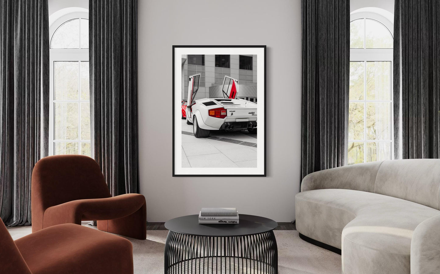 Fine Art Print- Lamborghini Countach Scissor Door Photography Print, Gift for him, Wall Art, Gil Stunner, Office Decor, Man Cave, Poster