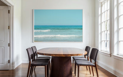 Fine Art Print - Ocean Horizon Coastal Wall Art Decor, Minimalist Beach Photography, Coastal Chic, Coastal Boho Decor, Minimalist Gift Ideas