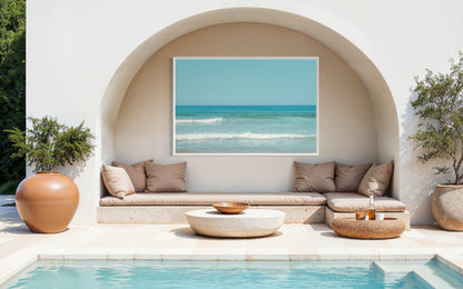 Fine Art Print - Ocean Horizon Coastal Wall Art Decor, Minimalist Beach Photography, Coastal Chic, Coastal Boho Decor, Minimalist Gift Ideas