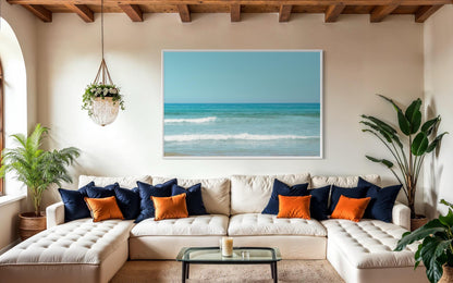 Fine Art Print - Ocean Horizon Coastal Wall Art Decor, Minimalist Beach Photography, Coastal Chic, Coastal Boho Decor, Minimalist Gift Ideas
