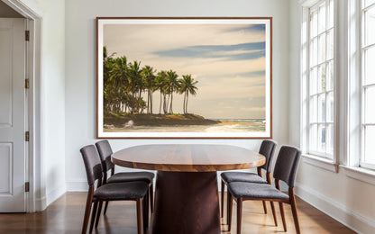 Fine Art Palm Trees Beach Print -  Sunset Beach Coastal Travel Ocean Photography Costa Rica Tropical Home Wall Decor, House of Spoils Gift