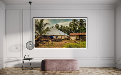 Fine Art Print - Africa Living Travel Photography Wall art - West Africa Sierra Leone Decor, Travel Print Gift, African Decor Poster