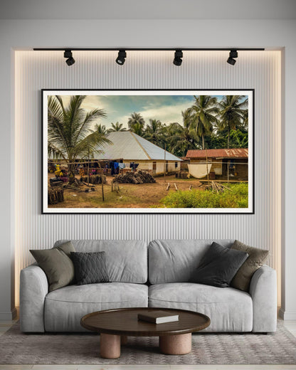 Fine Art Print - Africa Living Travel Photography Wall art - West Africa Sierra Leone Decor, Travel Print Gift, African Decor Poster