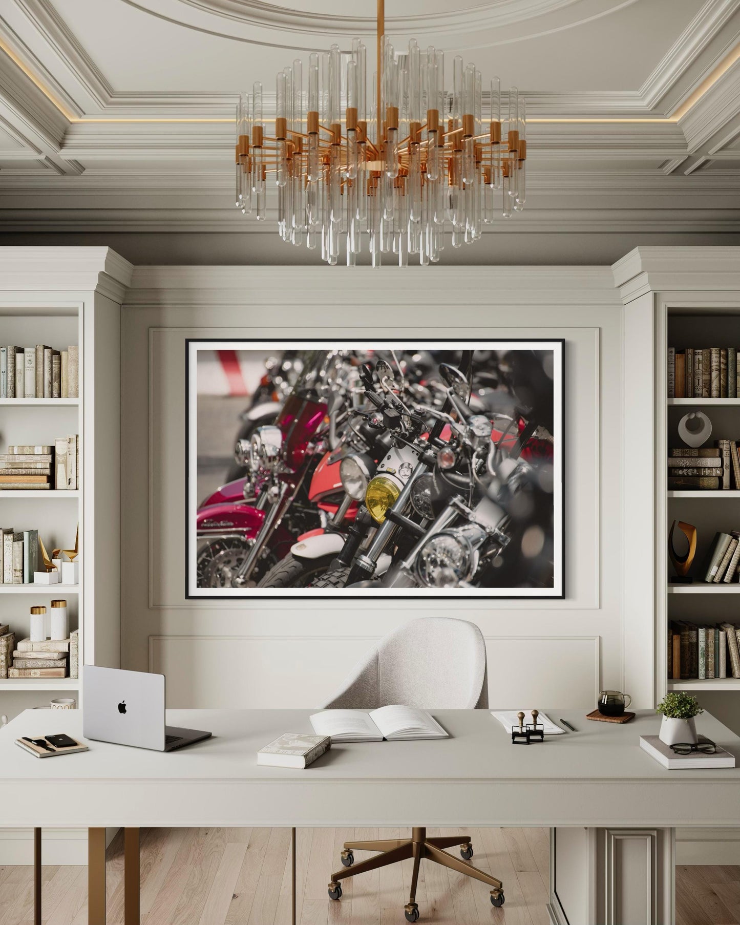 Fine Art Print - Motorcycle Ducati, Harley Davidson, Triumph Cafe Racer Motorcycle Wall Art, Distinguished Gentlemen Decor, Motorcycle Gift