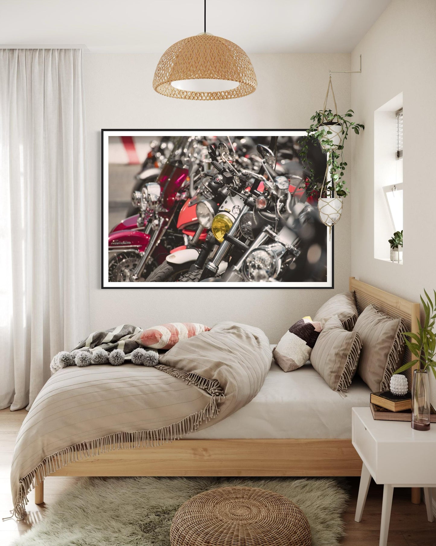 Fine Art Print - Motorcycle Ducati, Harley Davidson, Triumph Cafe Racer Motorcycle Wall Art, Distinguished Gentlemen Decor, Motorcycle Gift