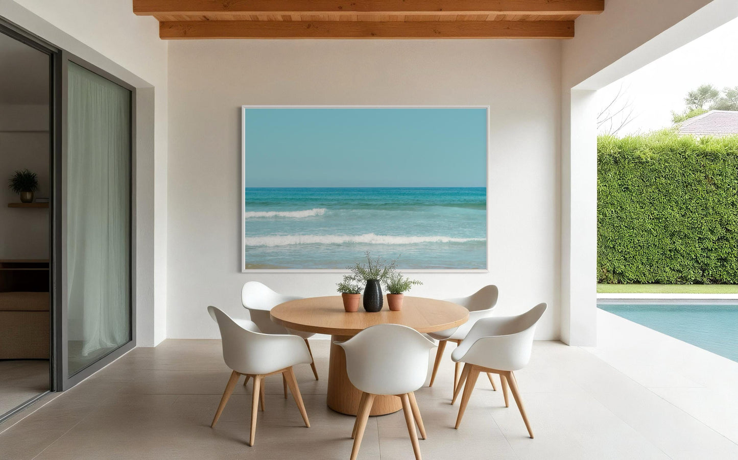 Fine Art Print - Ocean Horizon Coastal Wall Art Decor, Minimalist Beach Photography, Coastal Chic, Coastal Boho Decor, Minimalist Gift Ideas