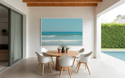 Fine Art Print - Ocean Horizon Coastal Wall Art Decor, Minimalist Beach Photography, Coastal Chic, Coastal Boho Decor, Minimalist Gift Ideas