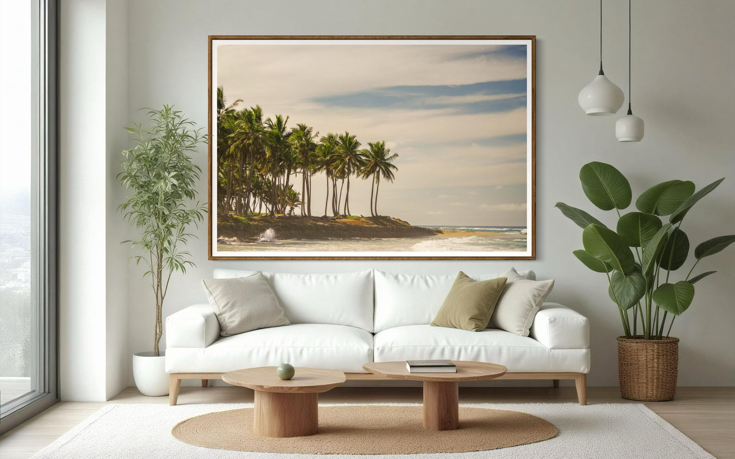 Fine Art Palm Trees Beach Print -  Sunset Beach Coastal Travel Ocean Photography Costa Rica Tropical Home Wall Decor, House of Spoils Gift
