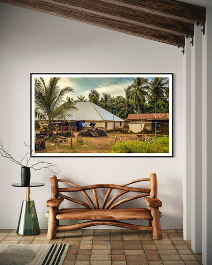 Fine Art Print - Africa Living Travel Photography Wall art - West Africa Sierra Leone Decor, Travel Print Gift, African Decor Poster