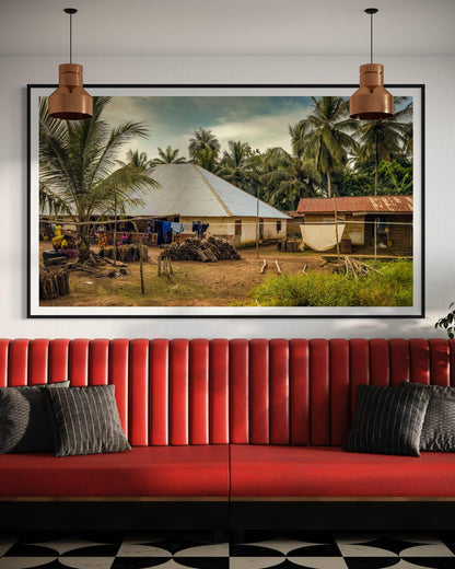 Fine Art Print - Africa Living Travel Photography Wall art - West Africa Sierra Leone Decor, Travel Print Gift, African Decor Poster