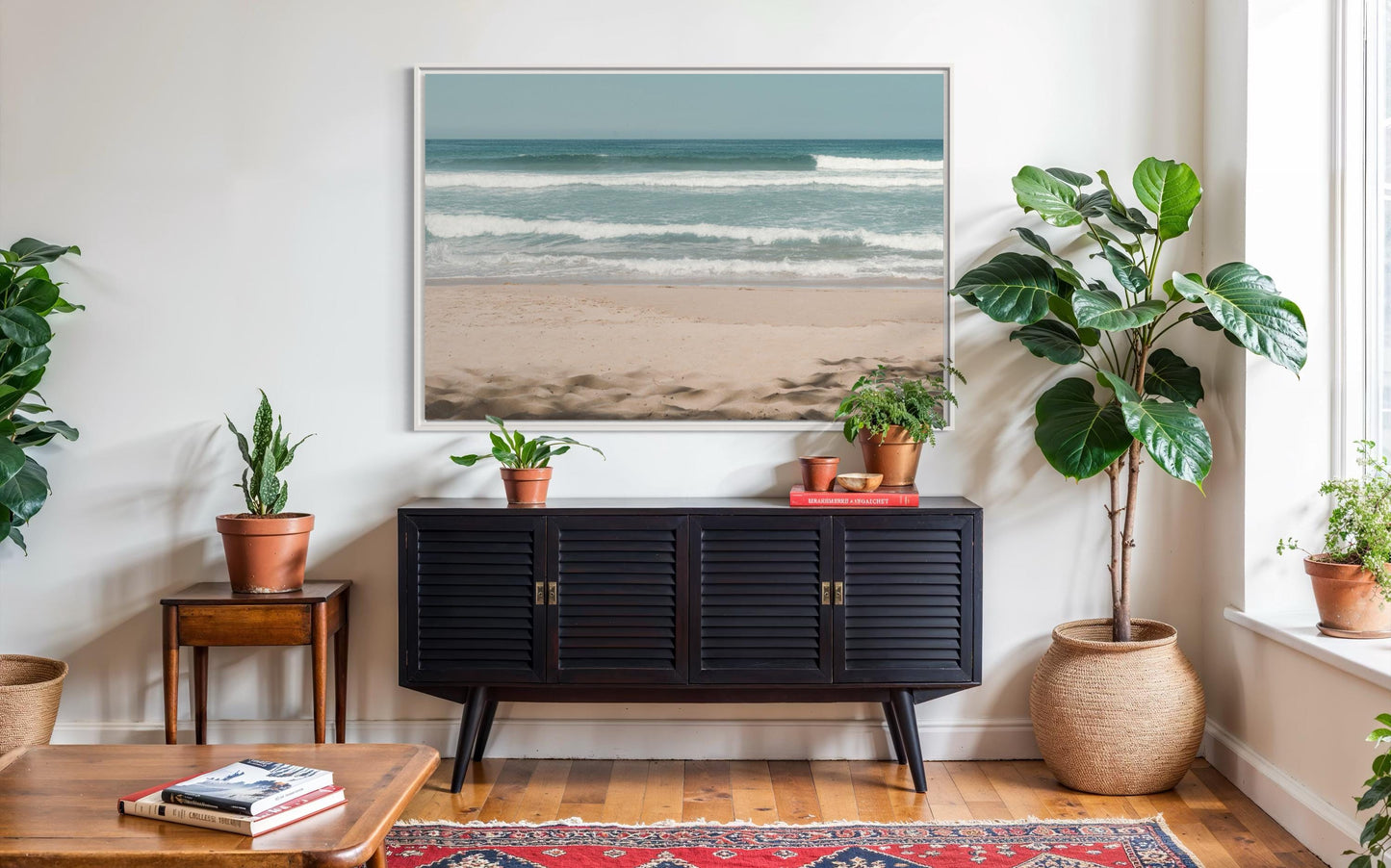 Fine Art Print - Neutral coastal ocean waves wall art, Coastal Wall Art | Beach Artwork | Christian Wall Art | Ocean Wall Art | minimalist