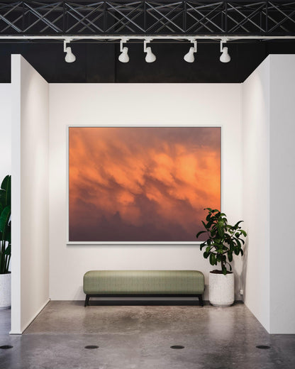 Fine Art Print - Sunset Clouds - Abstract Sky Wall Art - Modern Minimalist Abstract decor - Housewarming gift, calm decor for living room