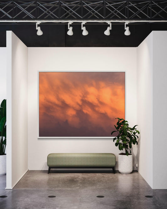 Fine Art Print - Sunset Clouds - Abstract Sky Wall Art - Modern Minimalist Abstract decor - Housewarming gift, calm decor for living room