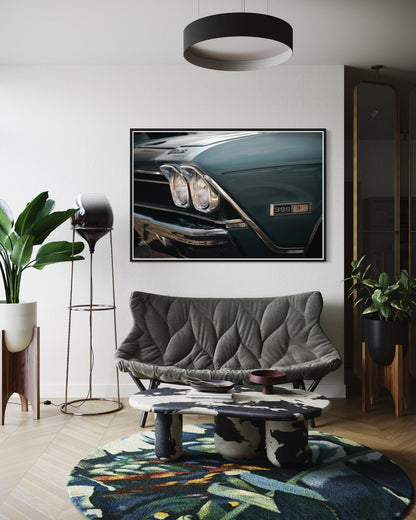 Fine Art Print -  Chevelle 396 Close-Up, Americana Muscle Car, Car Guy Gift, Home Decor, Man Cave, Classic Car, Chrome for Office, Garage